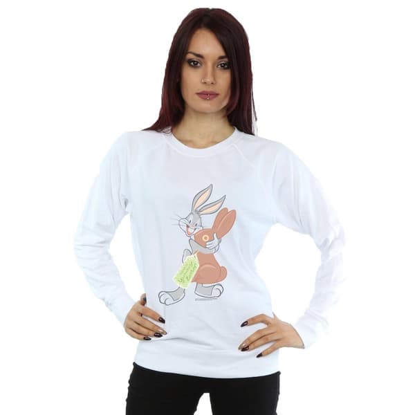 Looney Tunes Dam/Tjej Snurre Sprätt Mumsig Påsk Sweatshirt
