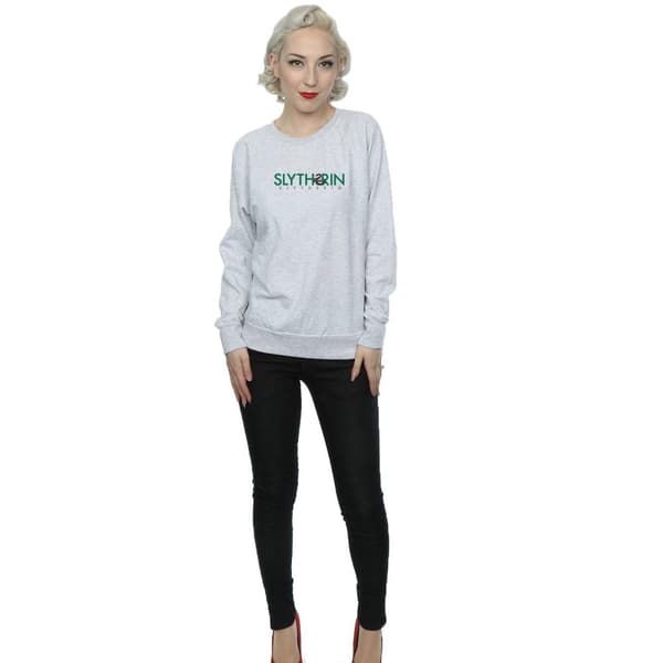 Harry Potter Womens/Ladies Slytherin Text Sweatshirt