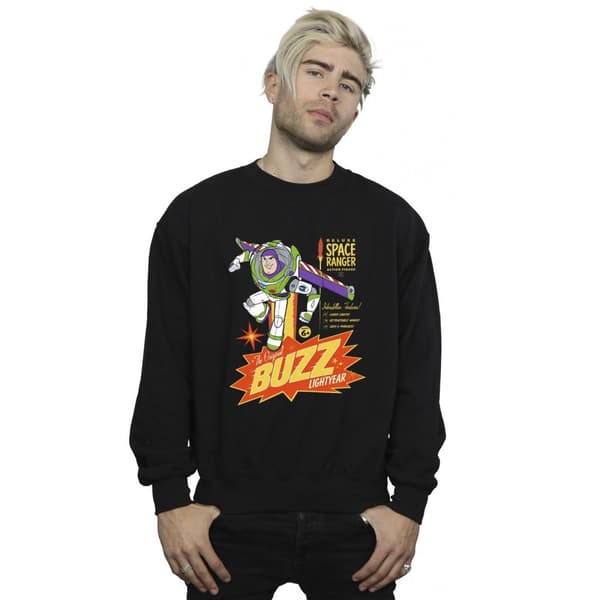 Disney Mens Toy Story Buzz Lightyear Space Sweatshirt