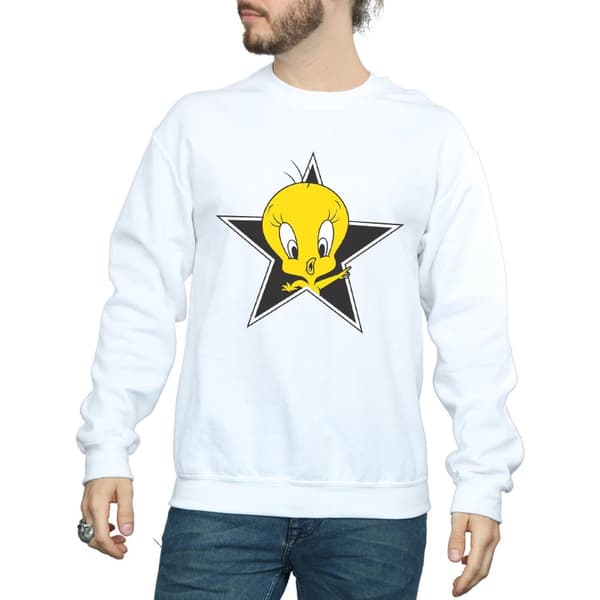 Looney Tunes Tweety Pie Star-tröja för herrar