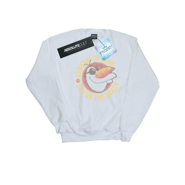 Disney Dam/Tjej Frozen Olaf Sun On The Brain Sweatshirt