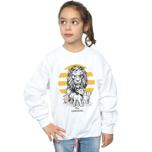 Disney Girls The Lion King Movie Group Sweatshirt