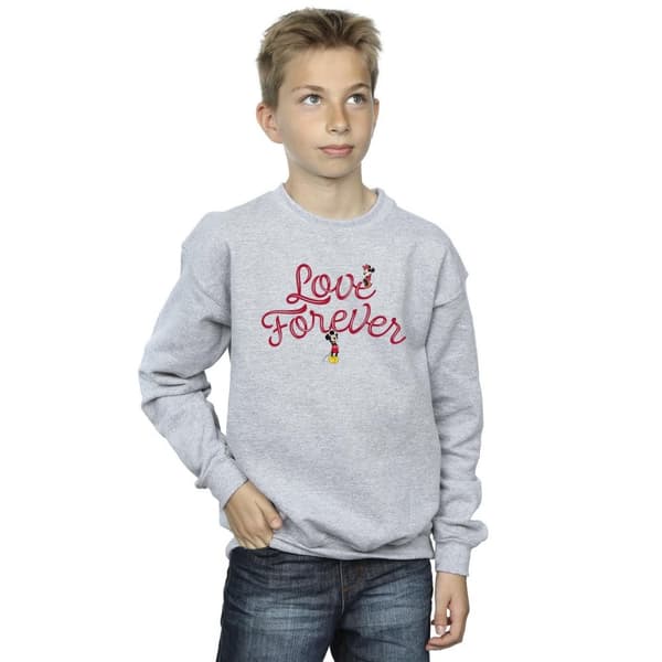 Disney Boys Mickey Mouse Love Forever Sweatshirt