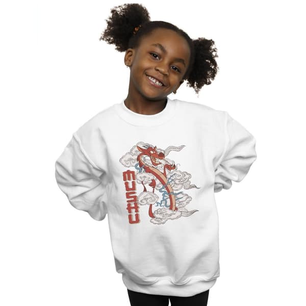 Disney Mulan Mushu Dragon Sweatshirt för flickor