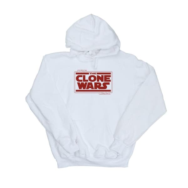 Star Wars Mens Clone Wars Logo Hoodie