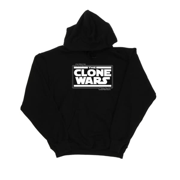 Star Wars Mens Clone Wars Logo Hoodie