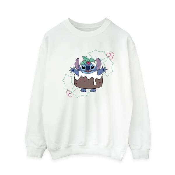 Disney Womens/Ladies Lilo & Stitch Pudding Holly Sweatshirt