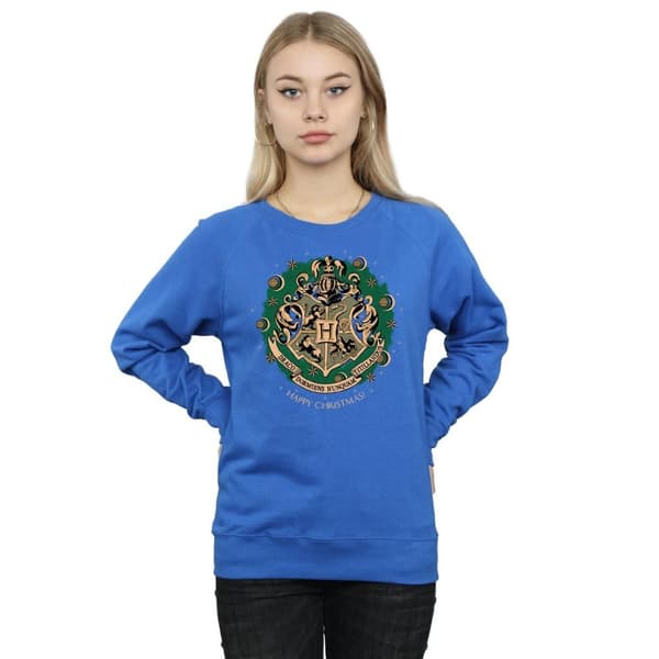 Harry Potter Womens/Ladies Christmas Wreath Sweatshirt