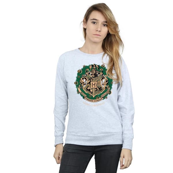 Harry Potter Womens/Ladies Christmas Wreath Sweatshirt