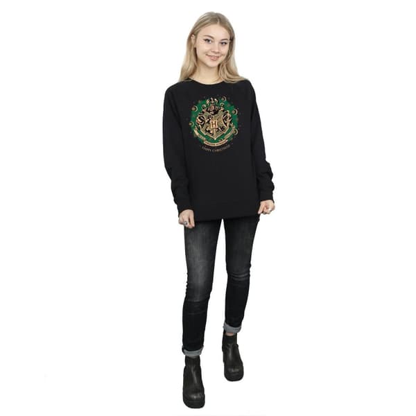 Harry Potter Womens/Ladies Christmas Wreath Sweatshirt
