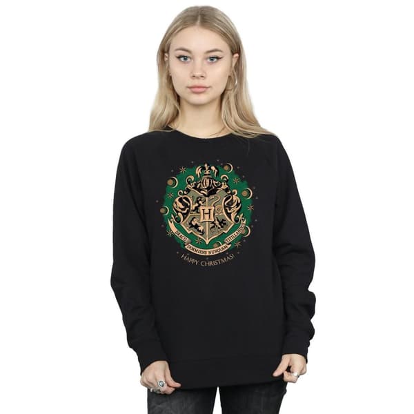 Harry Potter Womens/Ladies Christmas Wreath Sweatshirt