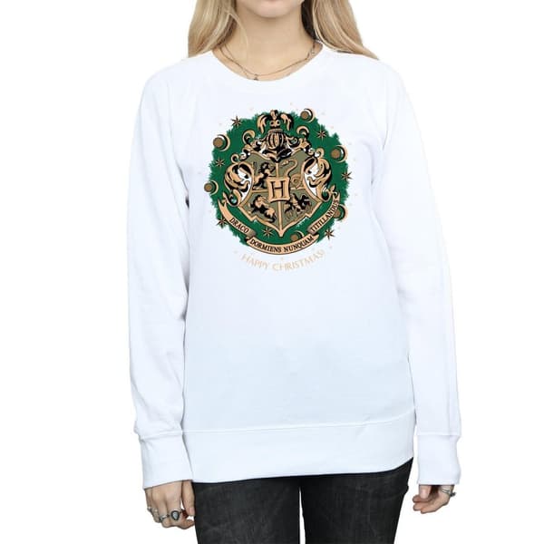 Harry Potter Womens/Ladies Christmas Wreath Sweatshirt