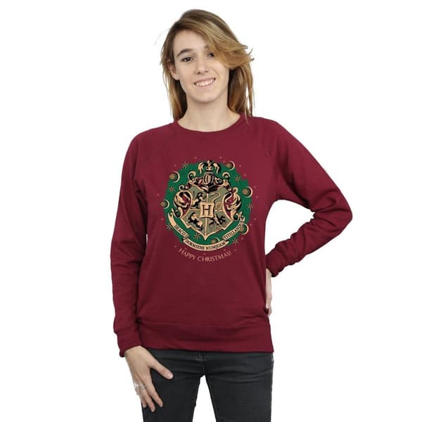 Harry Potter Womens/Ladies Christmas Wreath Sweatshirt
