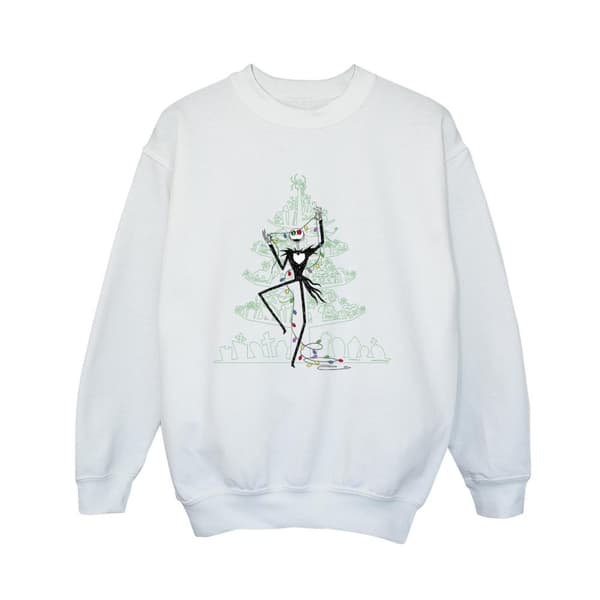 Disney Pojkar The Nightmare Before Christmas Tree Grön Sweatshirt
