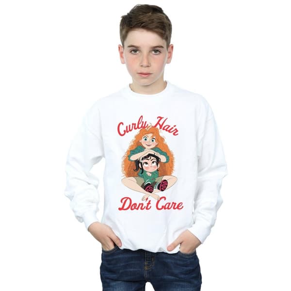Disney Pojkar Wreck It Ralph Merida And Vanellope Sweatshirt