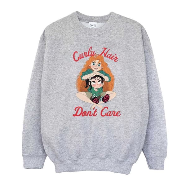 Disney Pojkar Wreck It Ralph Merida And Vanellope Sweatshirt
