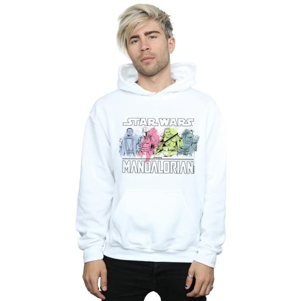 Star Wars Mens The Mandalorian Character Pose Hoodie
