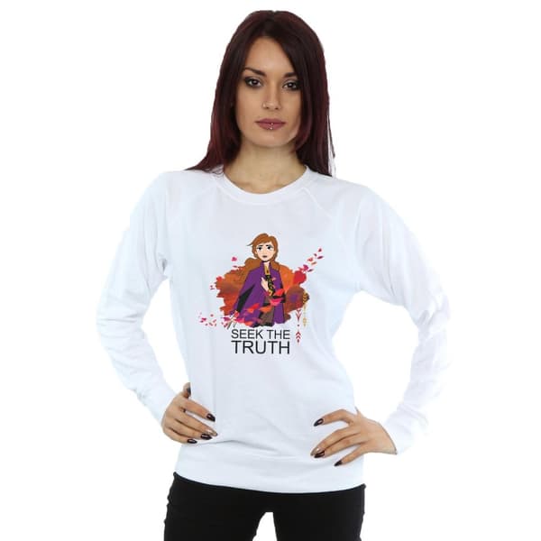Disney Dam/Tjej Frozen 2 Anna Seek The Truth Wind Sweatshirt