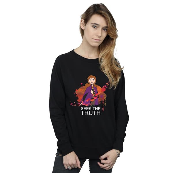 Disney Dam/Tjej Frozen 2 Anna Seek The Truth Wind Sweatshirt
