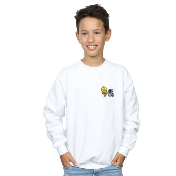 Star Wars Boys Resistance Droids Chest Print Sweatshirt