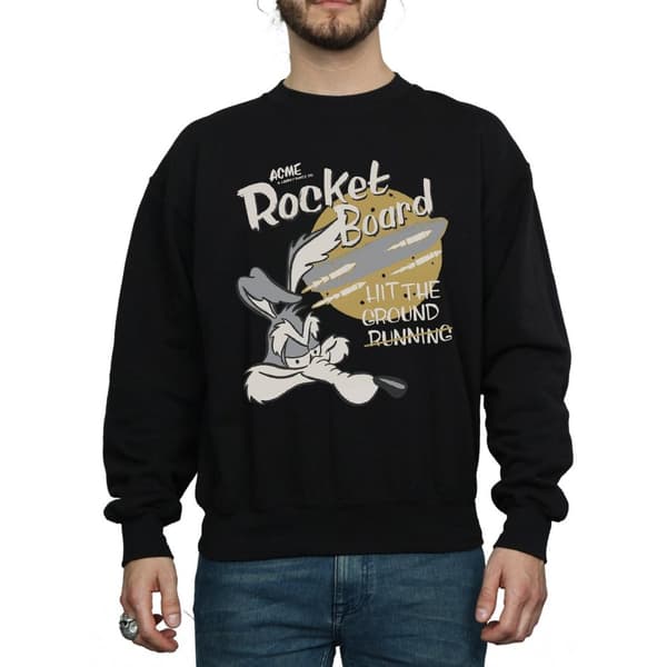 Looney Tunes Wile E Coyote Rocket Board-tröja för herrar