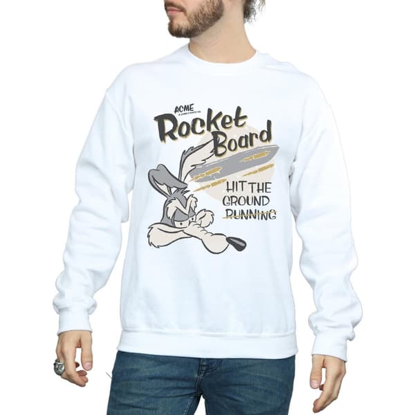 Looney Tunes Wile E Coyote Rocket Board-tröja för herrar