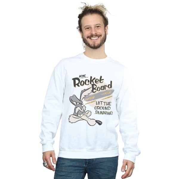 Looney Tunes Wile E Coyote Rocket Board-tröja för herrar