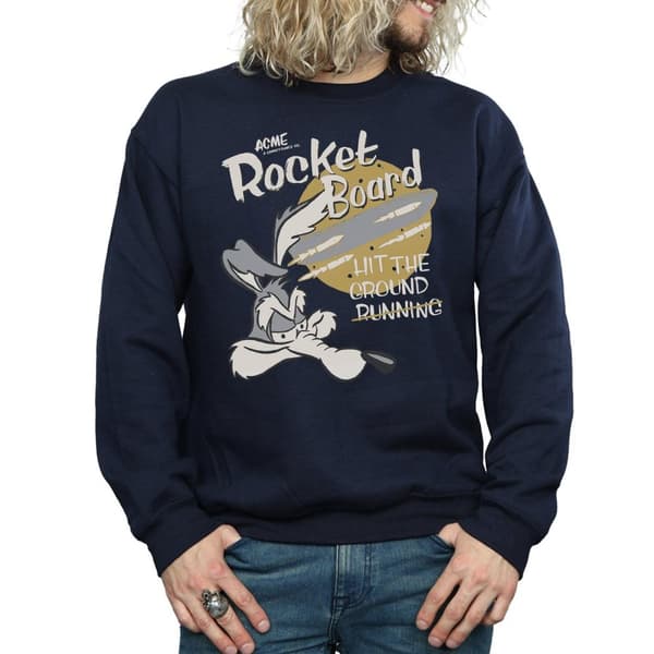 Looney Tunes Wile E Coyote Rocket Board-tröja för herrar