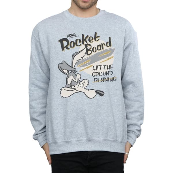 Looney Tunes Wile E Coyote Rocket Board-tröja för herrar