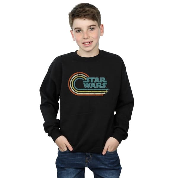 Star Wars Boys Retro Wave Logo Sweatshirt