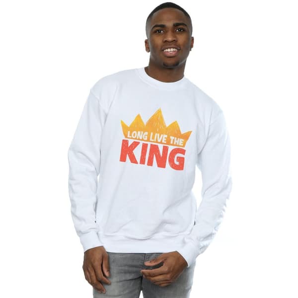 Disney Mens Lejonkungen Film Länge leve kungen Sweatshirt