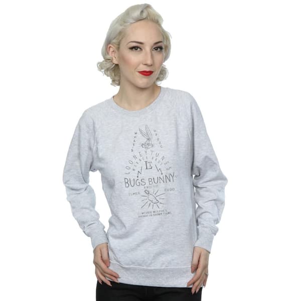 Looney Tunes Womens/Ladies Bugs Bunny A Wild Hare Sweatshirt