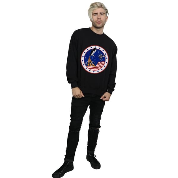 NASA Mens Classic Rocket 76 Sweatshirt
