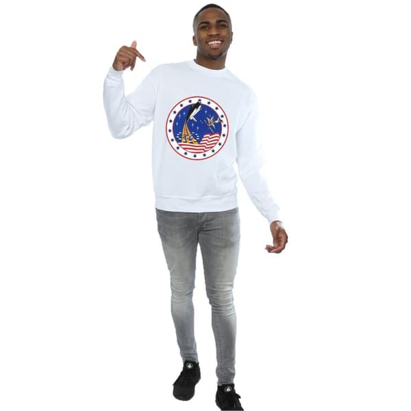 NASA Mens Classic Rocket 76 Sweatshirt