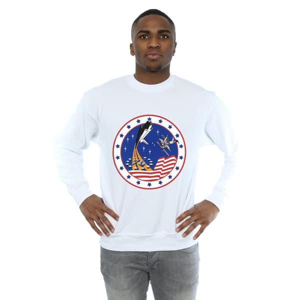 NASA Mens Classic Rocket 76 Sweatshirt