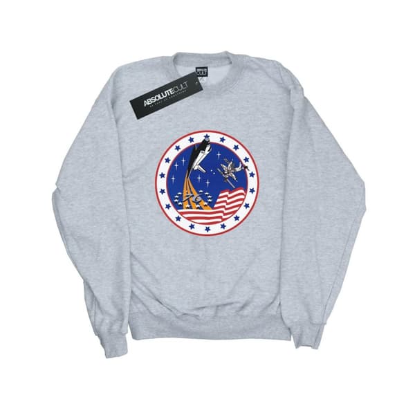 NASA Mens Classic Rocket 76 Sweatshirt