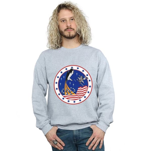 NASA Mens Classic Rocket 76 Sweatshirt