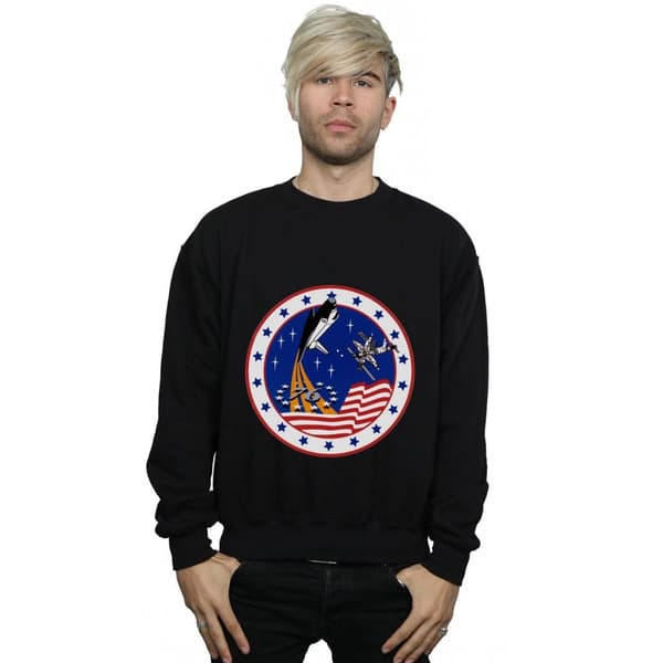 NASA Mens Classic Rocket 76 Sweatshirt
