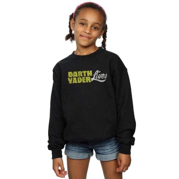 Star Wars Sweatshirt med Darth Vader Lives-logotyp för flickor