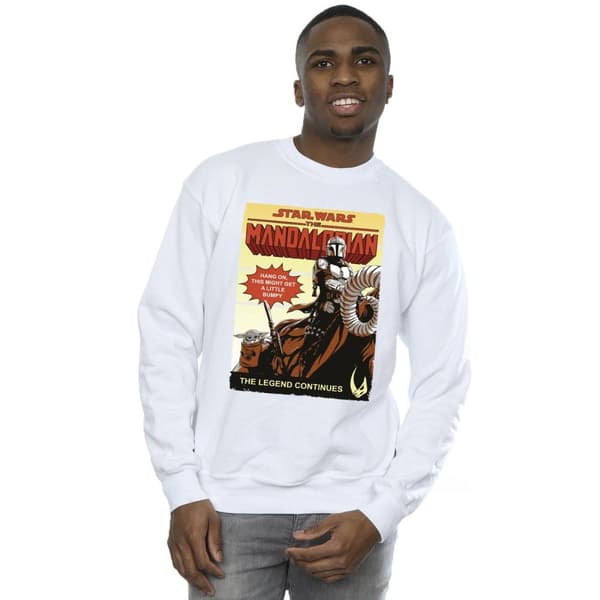 Star Wars The Mandalorian Mens Bumpy Ride Sweatshirt