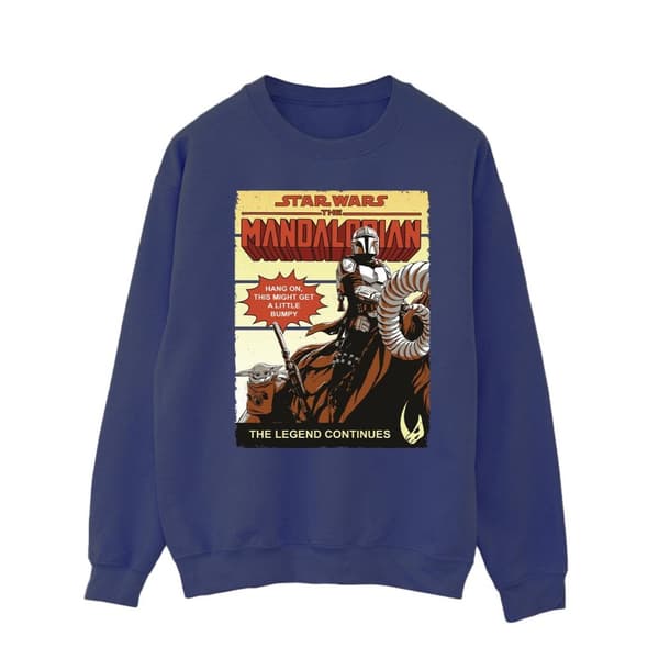 Star Wars The Mandalorian Mens Bumpy Ride Sweatshirt