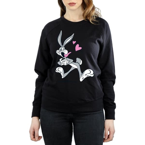 Looney Tunes Womens/Ladies Bugs Bunny In Love Sweatshirt