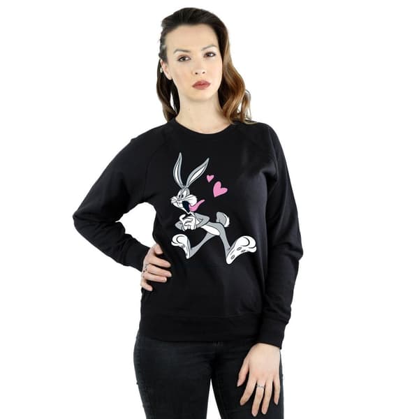 Looney Tunes Womens/Ladies Bugs Bunny In Love Sweatshirt