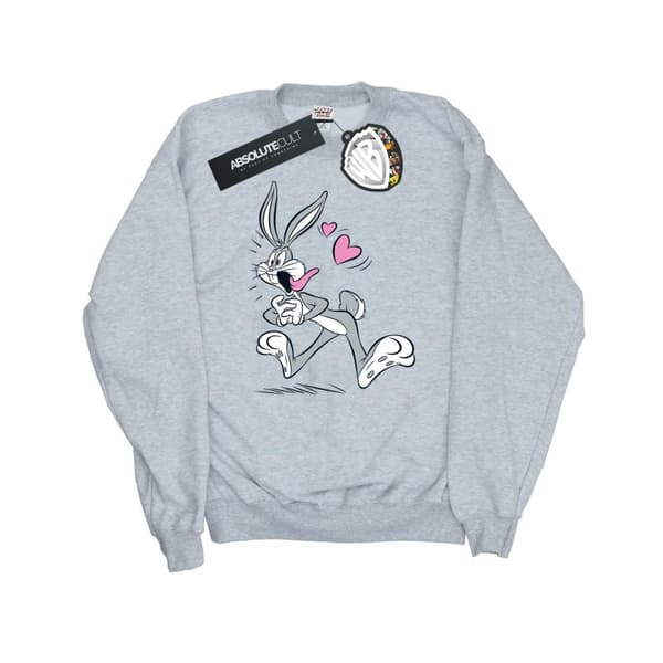 Looney Tunes Womens/Ladies Bugs Bunny In Love Sweatshirt