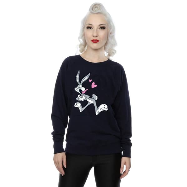 Looney Tunes Womens/Ladies Bugs Bunny In Love Sweatshirt