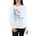 Pikkukuva 3 / 5: Looney Tunes Womens/Ladies Bugs Bunny In Love Sweatshirt
