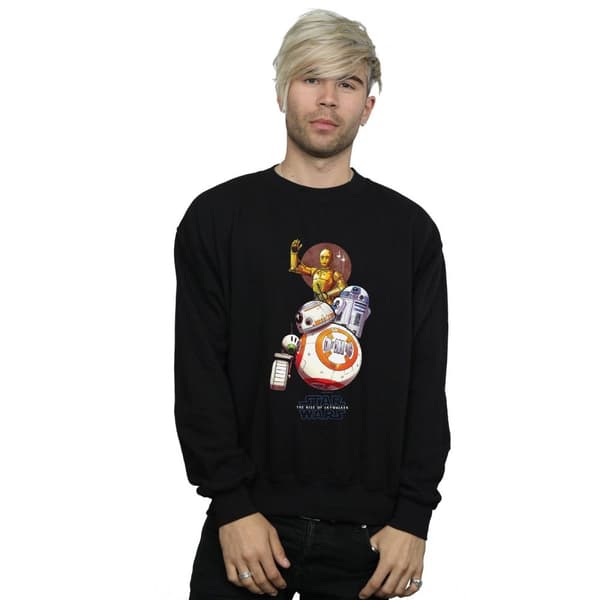 Star Wars: The Rise of Skywalker Star Wars The Rise Of Skywalker Droids Illustration Sweatshirt för män