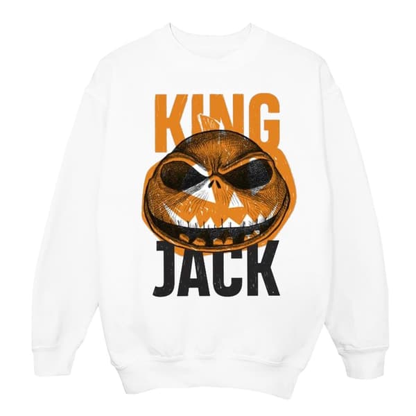 Disney Mens The Nightmare Before Christmas King Jack Sweatshirt