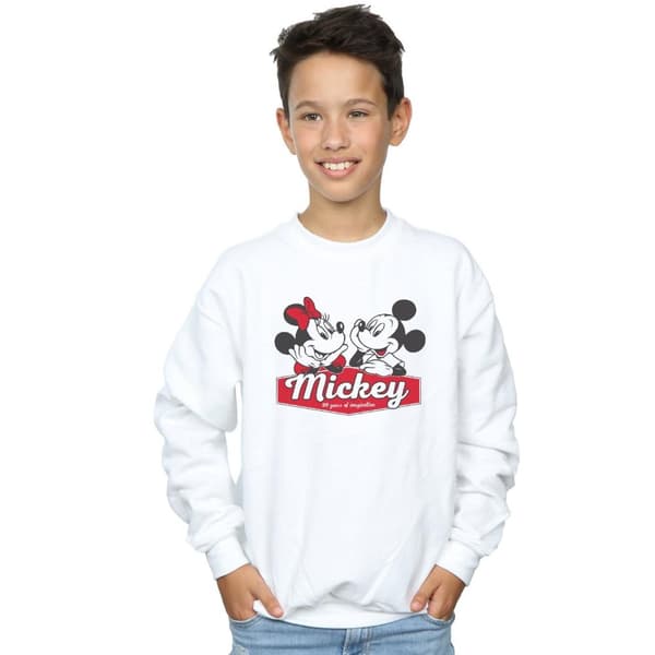 Disney Pojkar Mickie And Minnie 90 Years Sweatshirt