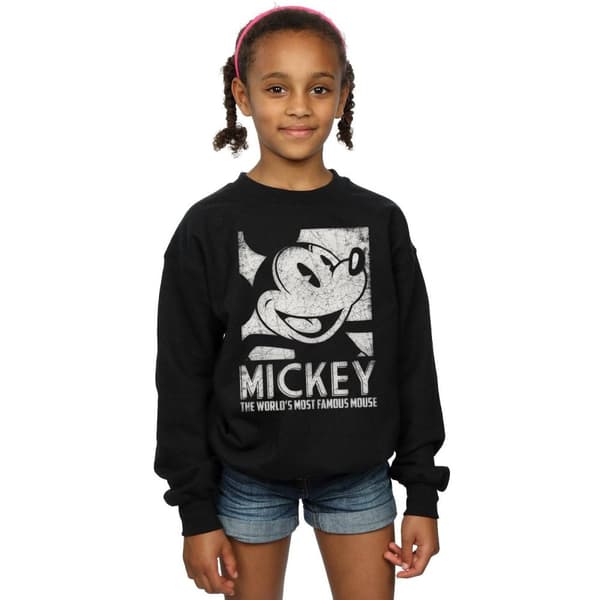 Disney Girls Mickey Mouse Most Famous Sweatshirt